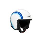 Zeus ZS-389 E20 White Blue Açık Kask