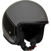 Zeus ZS-389 E29 Black Silver Açık Kask - Renkli