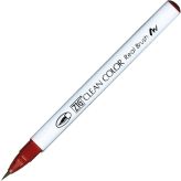 Zig 6000AT 260 Deep Red Clean Color Real Brush Calligraphy Kalemi