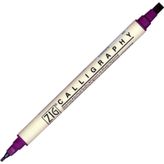 Zig Scroll Brush 801 Aubergine Kaligrafi Kalemi