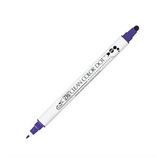 Zig TC-6100-080 Clean Color Dot Mor Çift Taraflı Kalem