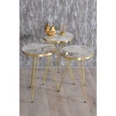 Zigon Sehpa Gold Efes Tel