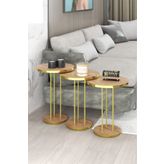 Zigon Sehpa Terra Gold Ceviz