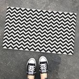 Zigzag Tasarim Kapi Onu Ve Ev Ici Paspas 45X75 Cm