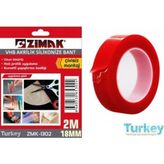 Zimak Akrilik Silikonize Çift Taraflı Bant