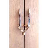 Zincirli Kilit Dolap Yurt Spor Dolabı Çocuk Kilidi Asma Kilit/Paslanmaz / 35 Cm. Renk:Gold