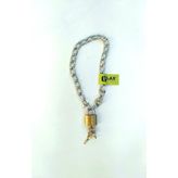 Zincirli Kilit Dolap Yurt Spor Dolabı Çocuk Kilidi Asma Kilit/paslanmaz / 35 Cm. Renk:gümüş - Çok Renkli - 1 Adet