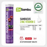 Zinsambu Sambucus Zinc-Vitamin C Effervescent Tablet - Kara Mürver