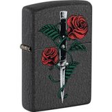 Zippo 49778 Rose Dagger Tattoo Design Çakmak
