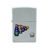 Zippo 8 Ball White Matte Dizayn Çakmak