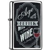 Zippo Age Gets Better With Wine Dizayn Çakmak