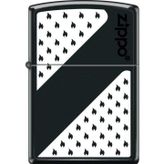 Zippo Black And White Design Çakmak