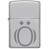 Zippo Çakmak O Harf Gümüş Gri