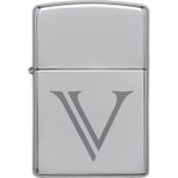 Zippo Çakmak V Harf Gümüş Gri