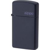 Zippo Slim Navy Matte Logo Dizayn Çakmak