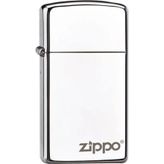 Zippo Slim Parlak Krom Logo Çakmak