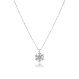 Zirkon Kar Tanesi Kolye Silver 45Cm