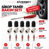 Ziverbey Sibop Tamir Bakım Seti 16 Parça – Sibop Tornavidası, Sibop Iğnesi ve Sibop Kapakları