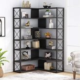 Zizuva 130x30x180 cm Siyah Ev ve Ofis Raf Sistemi