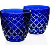 Zm Decor Mavi Su ve Viski Bardağı 4'lü Set