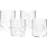 Zm Decor Su ve Viski Bardağı 4'lü Set