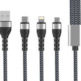 Zore 1.2 m Bax 3 in 1 Usb Kablo