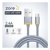 Zore 1 m Poro Micro USB Kablo