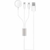 Zore Akıllı Saat 3 in 1 Lightning-Type-C-Wireless USB Şarj Kablosu