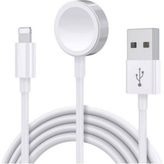 Zore Akıllı Saat Lightning-Wireless USB Şarj Kablosu 1.2m - Beyaz