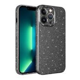 Zore Apple iPhone 12 Pro Max Kamera Korumalı Simli Lüks Koton Kapak Kılıf
