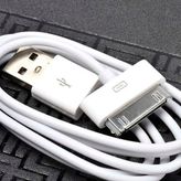 Zore Apple iPhone 4S Beyaz USB Kablo