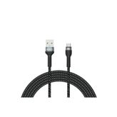 Zore Shira Serisi 3 mt Siyah Micro USB Kablo