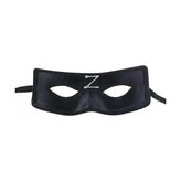 Zorro Maskesi Z Baskılı Lastikli