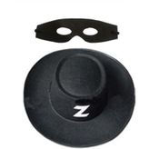 Zorro Yetişkin Şapka Maske Set