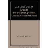 Zur Lyrik Volker Brauns,