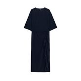 ZW COLLECTION DRAPELİ MİDİ ELBİSE