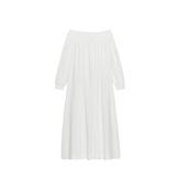 ZW COLLECTION OMUZ DEKOLTELİ MİDİ ELBİSE