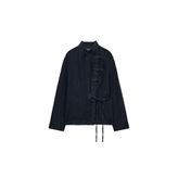 ZW COLLECTION%100 KETEN KRUVAZE BLUZ