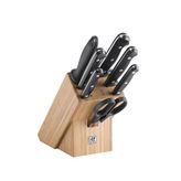 Zwilling Twin Chef Bambu Bloklu Çelik 8 Parça Bıçak Seti - Siyah