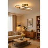Zzez Eskitme Renk Modern Tasarım Beyaz Ledli Cafe - Mutfak - Salon 2 Li LED Avize