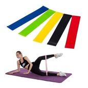 ® 5li Egzersiz Direnç Bant Seti Pilates Crossfit Ekipmanları