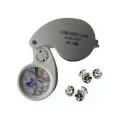 -Mini 40X25MM Takı Büyüteç, Cep Büyüteç, Teftiş, Elmas Pullar, Madeni Kontrol Lup MG21011 - Ebatlar