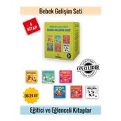 0-2 Yaş Bebek Gelişim Seti , Bebek Hediye , Yenidoğan (6 Kitap Kutulu Set)