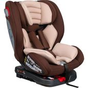 0-36 kg 360 Dönebilen Isofix'li Oto Koltuğu Çocuk Oto Koltuğu - Kahverengi