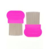 1 Adet Metal Bit Tarağı pembe