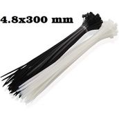 1 Paket 4.8x300 Cırt Kelepçe Kablo Bağı