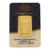 10 gr 24 Ayar Gram Külçe Altın