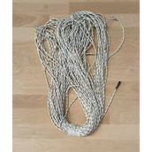 10 Metre 3mm Iskota Halat Çadır Branda Tente Yük Bağlama Gerdirme Beyaz - Mavi