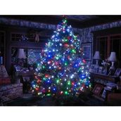 10 Metre Fişli Rgb LED Işık Noel Yılbaşı Ağacı Işığı LED Ampül Çam Ağacı Balkon Merdiven Salon Yada Oda Süslemelerinde Kullanıma Uygun 220V Prizden Enerjisini Alır [enerji Sınıfı A++]