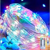 10 Metre RENKLİ 50LED Işıklar Peri Işıkları 8 MOD RGB Işıkları USB Çok Renkli Işık Peri Dize Işıkları Tel Fonksiyonlu Süsleme İnce Telli Aydınlatmalı Şerit Led Yılbaşı Işık Yılbaşı Süsü